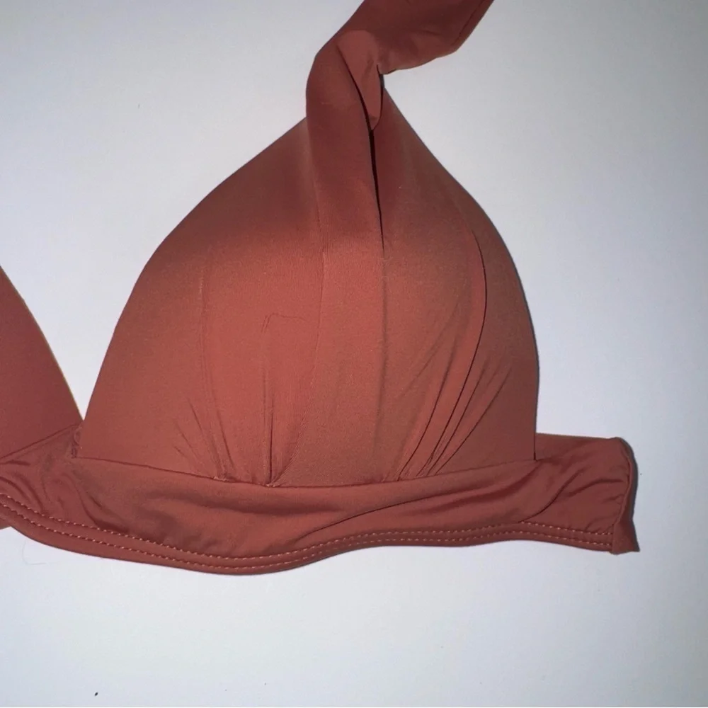 Pink Lily Terracotta Two Piece Bikini Size Large